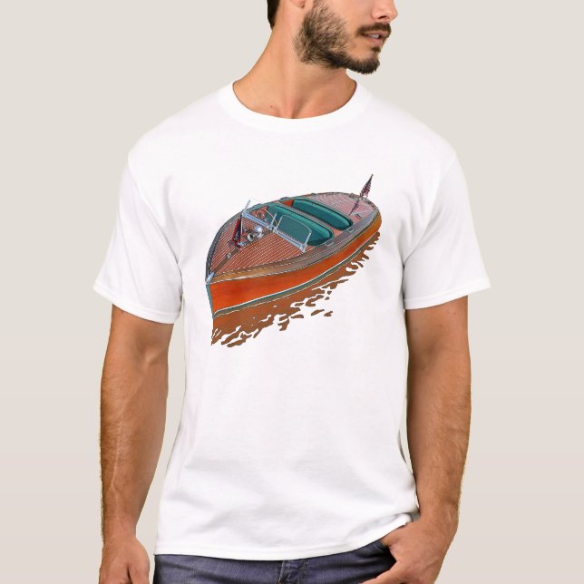 Chris-Craft Barrel Back T Shirt (Framsida)