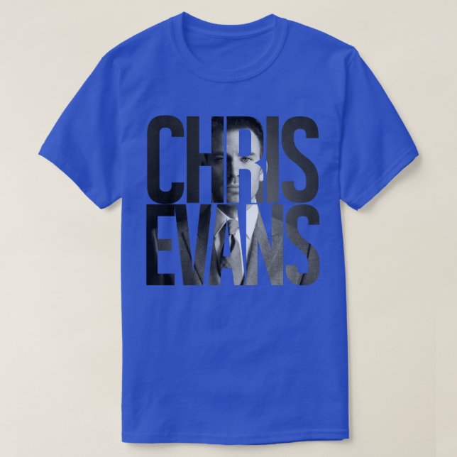 Chris Evans 6 T Shirt (Design framsida)