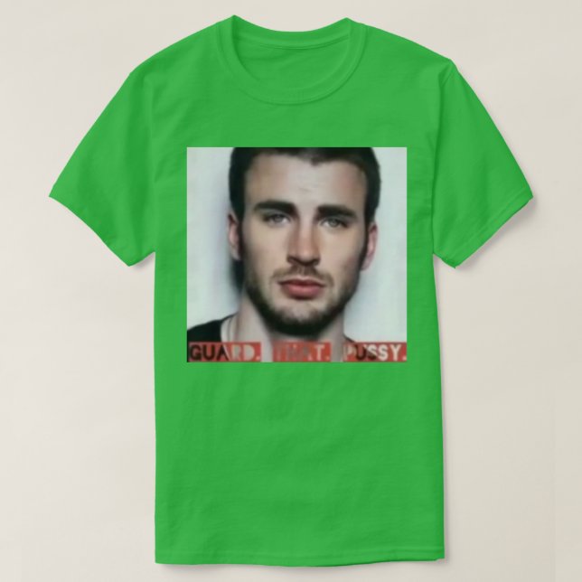 Chris Evans Guard som Pusy T Shirt (Design framsida)