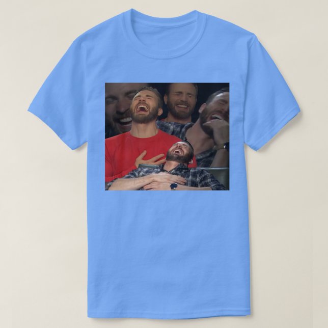 Chris Evans Laughing 2 T Shirt (Design framsida)