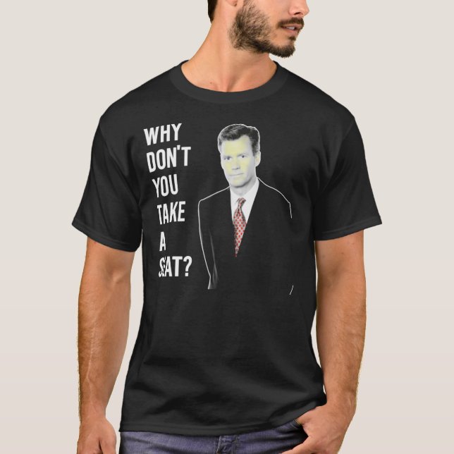 Chris Hansen varför du inte tar ett säte 7, kl. T Shirt (Framsida)