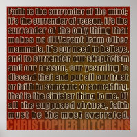 Chris Hitchens Surrender of Reason () Poster