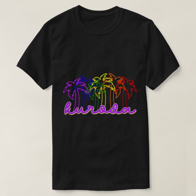 Chris Kuroda Mexico Handflatan Träd T-Shirt (Design framsida)
