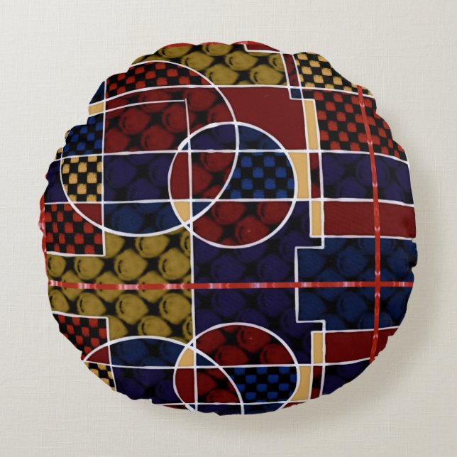 Chris Likes It Rund Kudde (Framsidan)