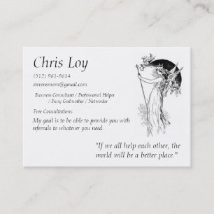 Chris Loy god fé Visitkort