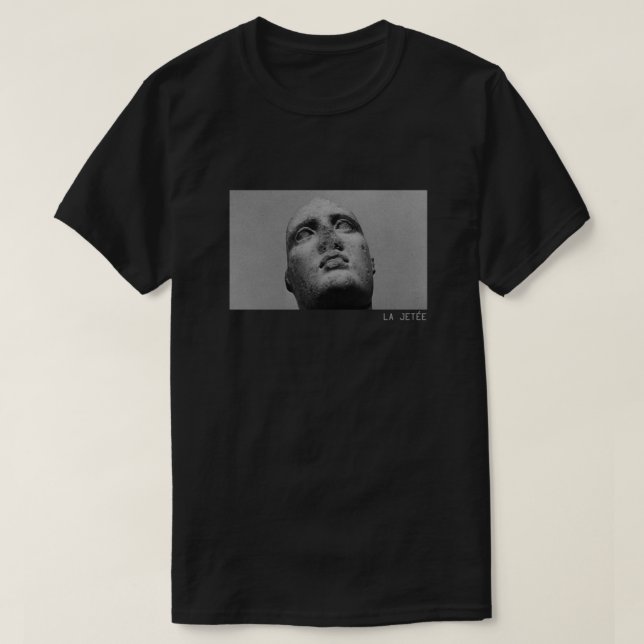 Chris Marker La Jetee Statue T Shirt (Design framsida)