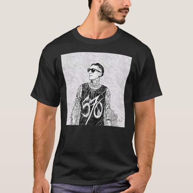 Chris Motionless 570 Classic T-Shirt (Framsida)