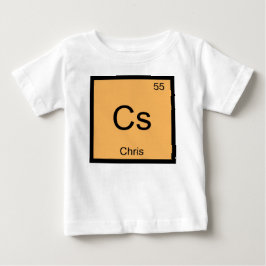 Chris Namn Kemiskt Element Periodiska Systemet T-shirt