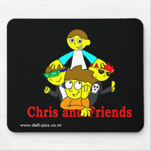 Chris och vänner Mousepad Musmatta