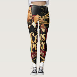 Chris Perry — Mannen med den gyllene trumpeten T-s Leggings