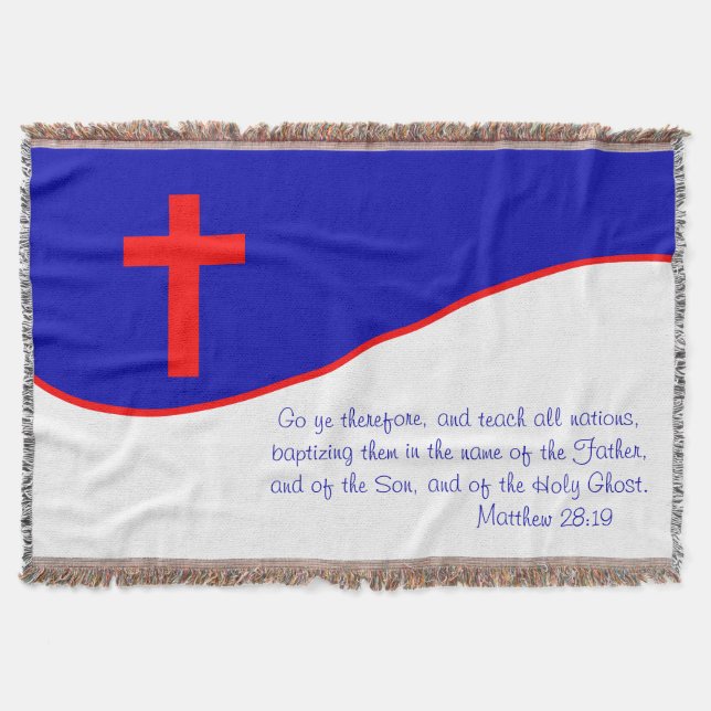Chrisitan Flagga Inspired Filt (Framsidan)