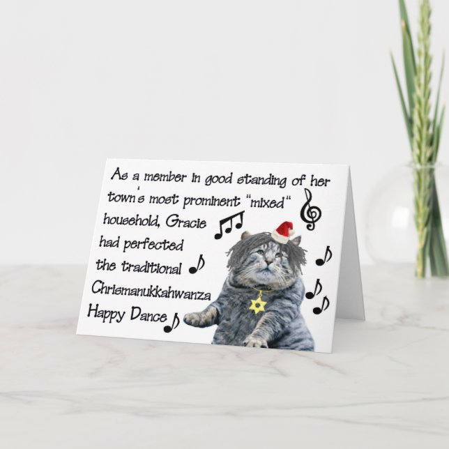 Chrismanukahwanza Dance Helgkort (Framsida)