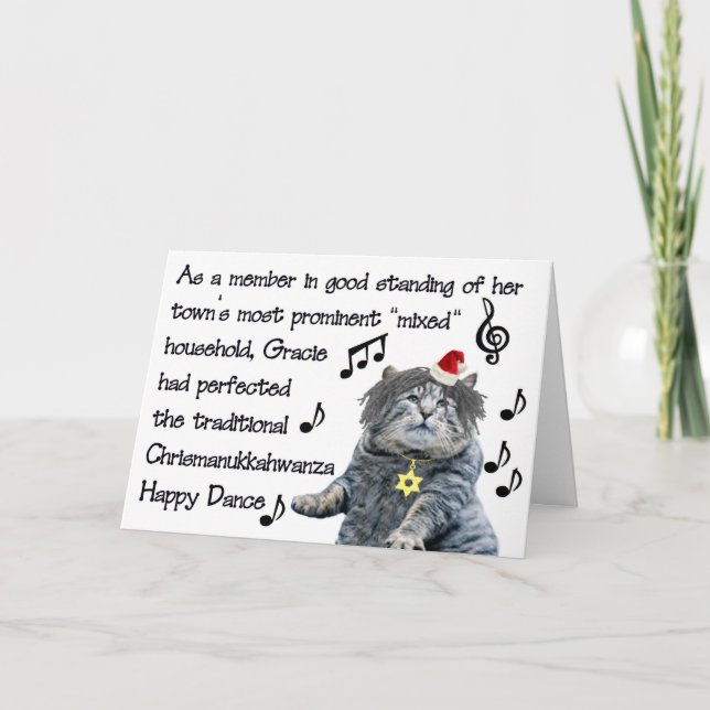 Chrismanukahwanza Helgkort (Framsida)