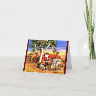 Chrismas Aussie Stil Gift Kort