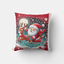 chrismas-designkuddar och poufs