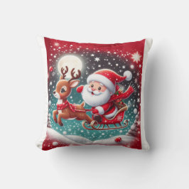 chrismas-designkuddar och poufs kudde