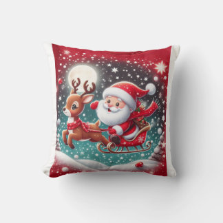 chrismas-designkuddar och poufs kudde