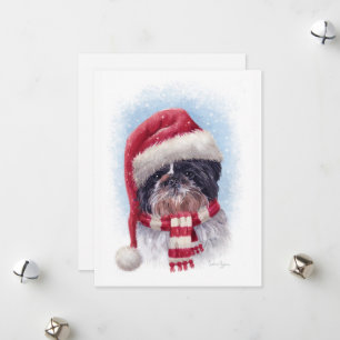Chrismas hund julkort