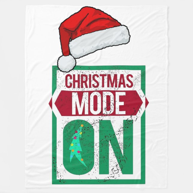 chrismas mode on in u Fleece Blanket (Framsidan)