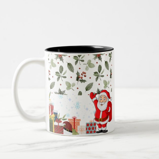 Chrismas Mug Två-Tonad Mugg (Vänster)