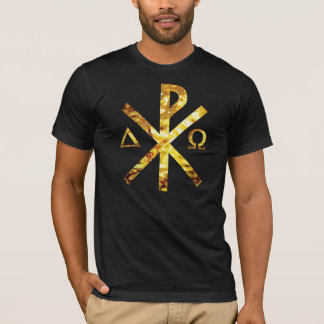 Chrisme Alpha Oméga Or TRANS PNG Tröja