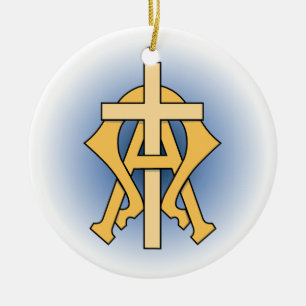 Chrismon Julgransprydnad Keramik