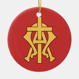 Chrismon Julgransprydnad Keramik