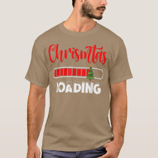 Chrismtas Loading God jul Träd Religiösa Holida T Shirt