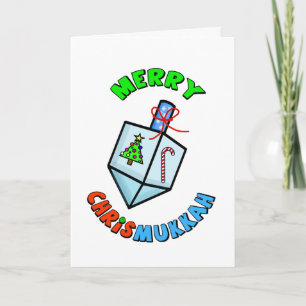 Chrismukah Anagram Funny Greeting Card Helgkort