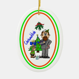 Chrismukah Family Ornament