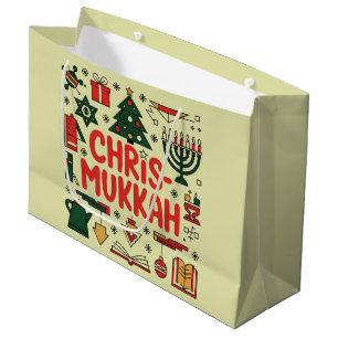 Chrismukah Hanukkah Juldagen Judiska Religiösan