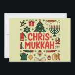 Chrismukah Hanukkah Juldagen Judiska Religiösan Julkort<br><div class="desc">Chrismukah Hanukkah Juldagen Judiska Religiösan</div>