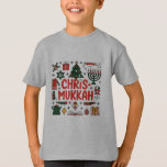 Chrismukah Hanukkah Juldagen Judiska Religiösan T Shirt<br><div class="desc">Chrismukah Hanukkah Juldagen Judiska Religiösan</div>