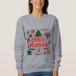 Chrismukah Hanukkah Juldagen Judiska Religiösan T Shirt