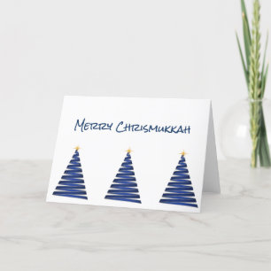 Chrismukah-Helgdag Tack Kort
