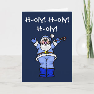 Chrismukah Santa Funny Greeting Card Helgkort