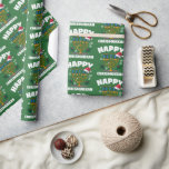 Chrismukah Santa Hat och Menorah Presentpapper<br><div class="desc">Har du en blandad religiös familj som firar både Hanukkah och jul? Den här tomten och menorah mönster önskemål är en god jul och en lycklig Hanukkah-perfekt för en Christmukah firande!</div>