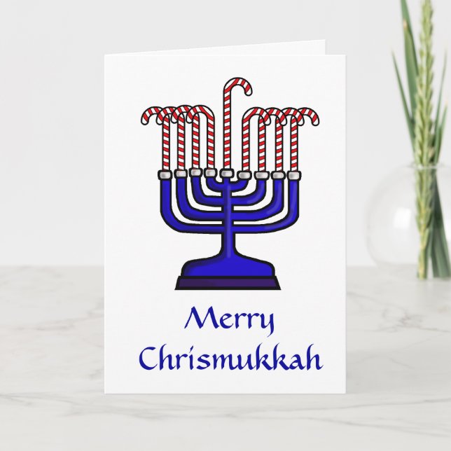 Chrismukah Spirit of the Season Greeting Card Helgkort (Framsida)