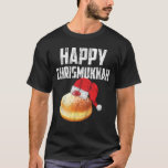 Chrismukkah Hanukkah Chanukah julskjorta T Shirt<br><div class="desc">Enorm skjorta för israeliskt judiskt som firar Hanukkah med ett leende</div>