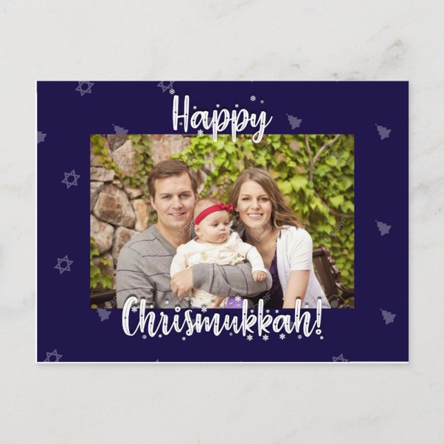 Chrismukkah-semesternkort Helg Vykort (Framsida)