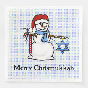 Chrismukkah Snömannen Servetter