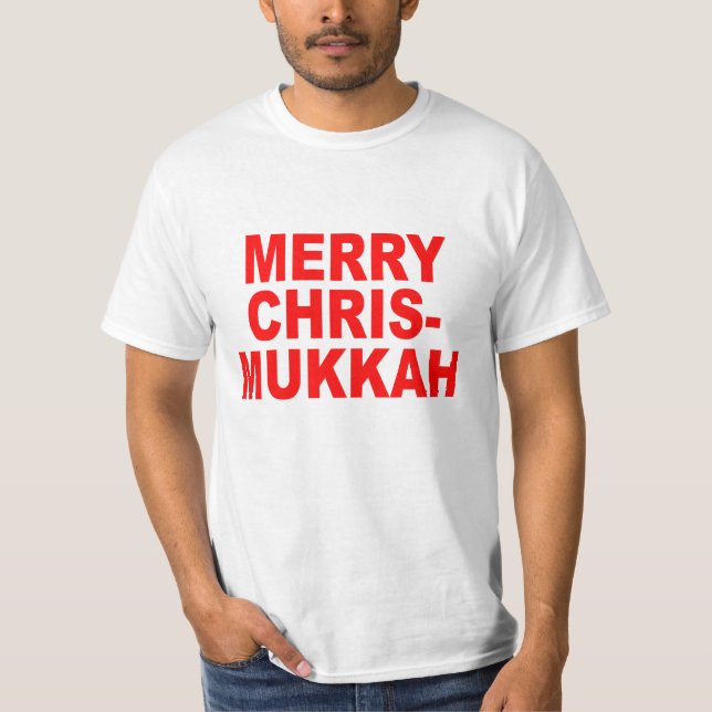 Chrismukkah T Shirt (Framsida)