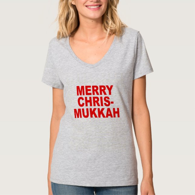 Chrismukkah T Shirt (Framsida)