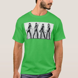 Chrissie Hynde Pretenders Quad Av Simon Fowler vin T Shirt