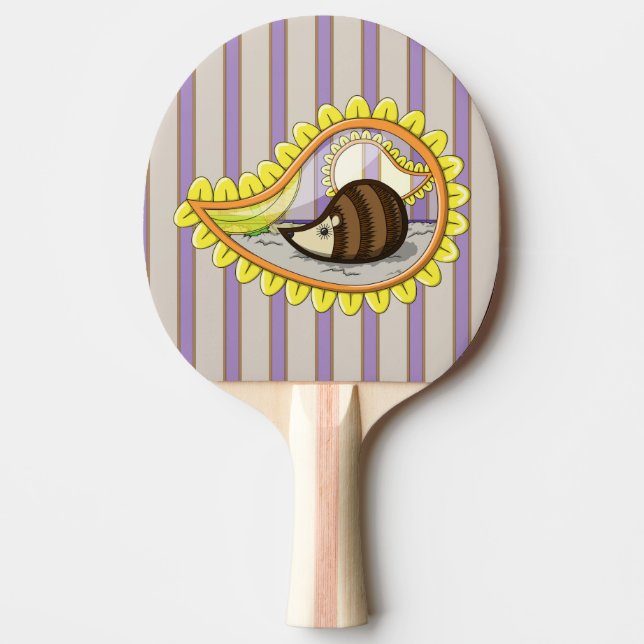 Chrissy the Hedgehog Ping Pong Paddle Pingisracket (Framsidan)