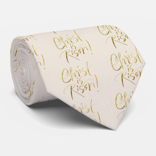 CHRIST ÄR RISEN TEXT TIE SLIPS
