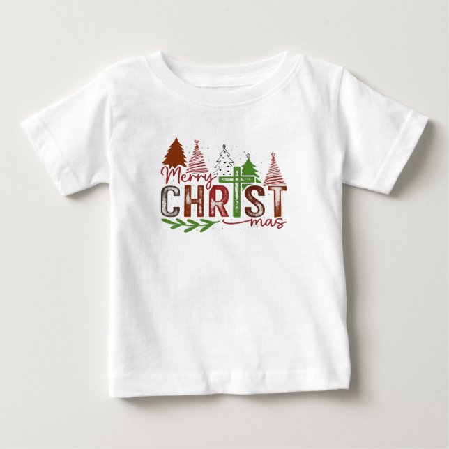 Christ at the Center of Christmas T Shirt (Framsida)