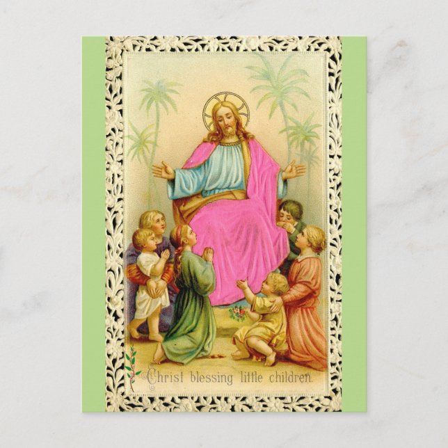 CHRIST BLESSING-vykort Vykort (Framsida)