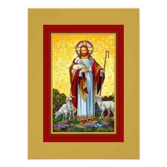 CHRIST, BRA SHEPHERD MOSAIC FOTOTRYCK (Framsidan)