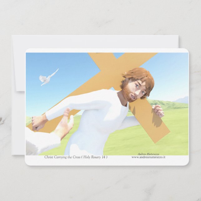Christ carrying the Cross  Inbjudningar (Framsida)